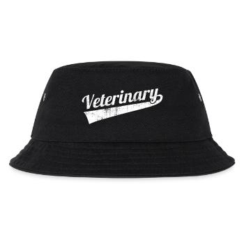 Lustiger Tierarzt - Kinder Bucket Hat - Schwarz - Vorne