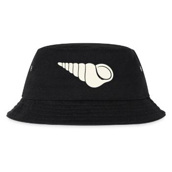Küstenspirale Muschelskizze - Kinder Bucket Hat - Schwarz - Vorne