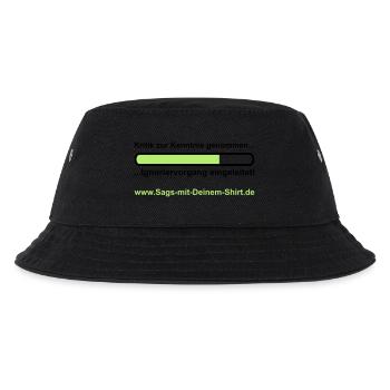 Ignoriervorgang - Promotion - Kinder Bucket Hat - Schwarz - Vorne