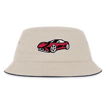 ferari - Kinder Bucket Hat - Natur/Navy - Vorne