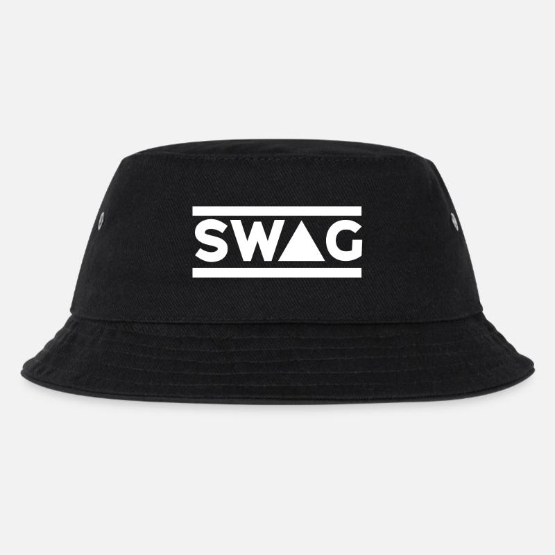SWAG - Kinder Bucket Hat - Schwarz