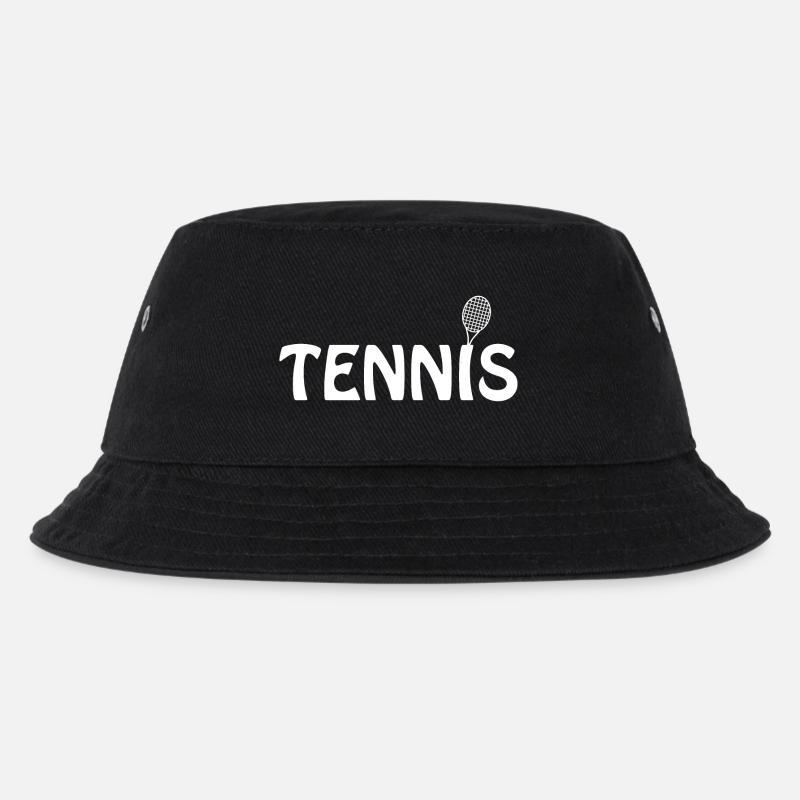 Texte de raquette de tennis blanc - Bob Enfant - noir