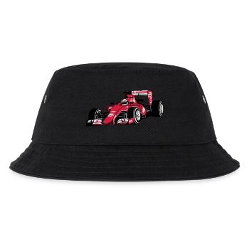 - Rennauto - Motorsport - Kinder Bucket Hat - Schwarz - Vorne