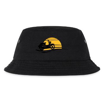 Fahrzeug - Schwalbe Sonne - Kinder Bucket Hat - Schwarz - Vorne