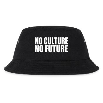 No culture no future - Kinder Bucket Hat - Schwarz - Vorne