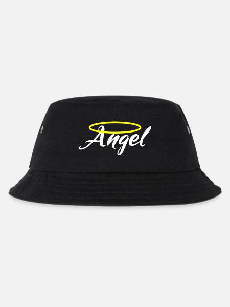 Ich bin ein Engel - Angel - Kinder Bucket Hat - Schwarz