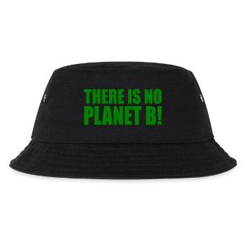 There is no planet B - Kinder Bucket Hat - Schwarz - Vorne