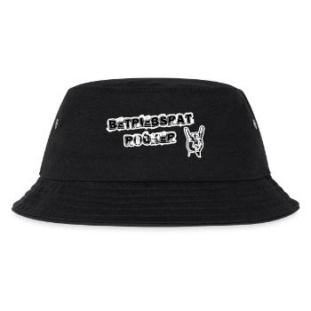 Betriebsrat Rocker black background - Kinder Bucket Hat - Schwarz - Vorne