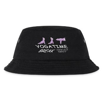 Lama Yoga Time - Kids’ Bucket Hat - black - Front