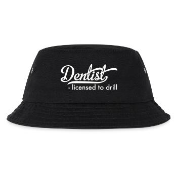 Zahnarzt - Kinder Bucket Hat - Schwarz - Vorne