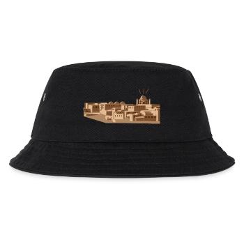 Wüstenstadt mit Moschee - Kinder Bucket Hat - Schwarz - Vorne