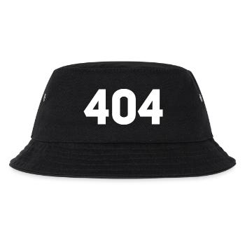 404 - Seite nicht gefunden - Kinder Bucket Hat - Schwarz - Vorne