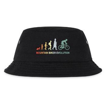 Mountain Biker Evolution - Kids’ Bucket Hat - black - Front