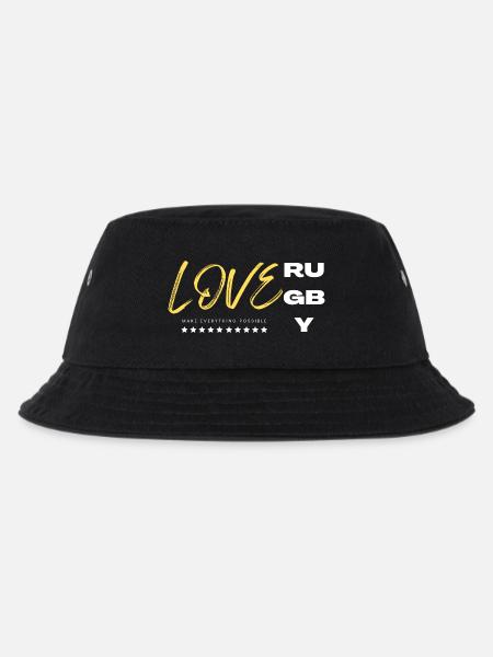 Love rugby yellow - Bob Enfant - noir