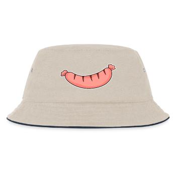 Motif de saucisse - Bob Enfant - blanc cassé/bleu marine - Devant