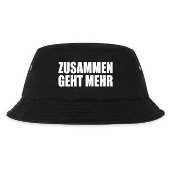 Zusammen geht mehr - Kinder Bucket Hat - Schwarz - Vorne