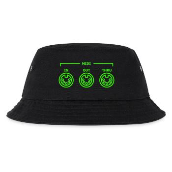 general midi - Kids’ Bucket Hat - black - Front