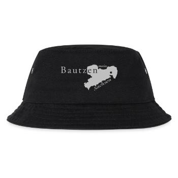 Bautzen - Mein Sachsen - Heimatstadt - Kinder Bucket Hat - Schwarz - Vorne