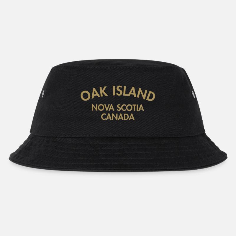 Oak Island Canada - Kinder Bucket Hat - Schwarz