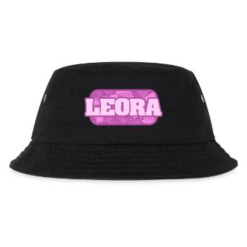 Leora als Gesundheit - Kinder Bucket Hat - Schwarz - Vorne
