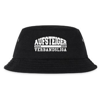 Aufsteiger 2025 Verbandsliga Aufstieg Fußball - Kinder Bucket Hat - Schwarz - Vorne