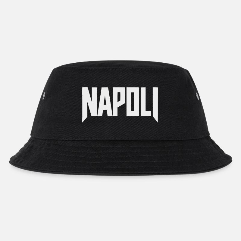 Naples - Naples lettrage blanc - Bob Enfant - noir