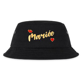 VERHEIRATETER JUNGGESELLENABSCHIED - Kinder Bucket Hat - Schwarz - Vorne