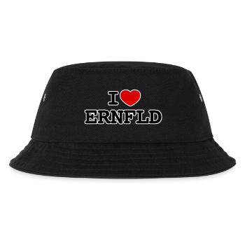 I ❤️ ERNFLD | Köln Ehrenfeld - Kinder Bucket Hat - Schwarz - Vorne