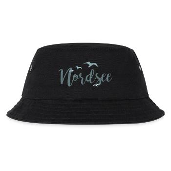 Birds in Flight Water Theme Design - Kids’ Bucket Hat - black - Front