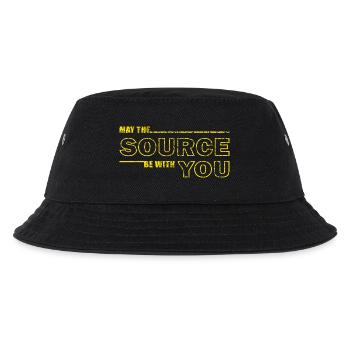 May the Source Be With You – Geek Tee - Kids’ Bucket Hat - black - Front