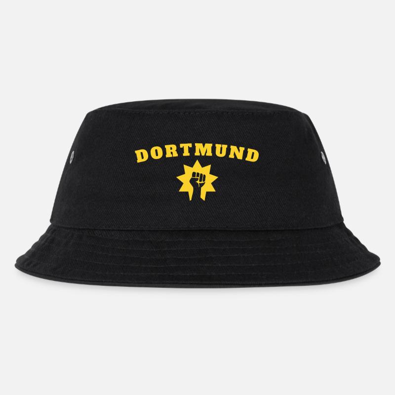 Dortmund - Kinder Bucket Hat - Schwarz