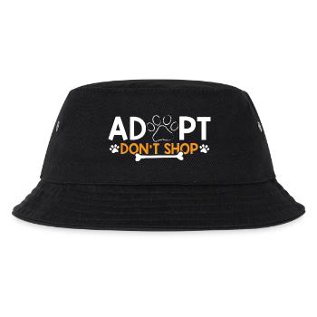 Adopt - Don't shop for animal lovers - Kids’ Bucket Hat - black - Front
