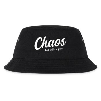 Chaos mit System - Kinder Bucket Hat - Schwarz - Vorne