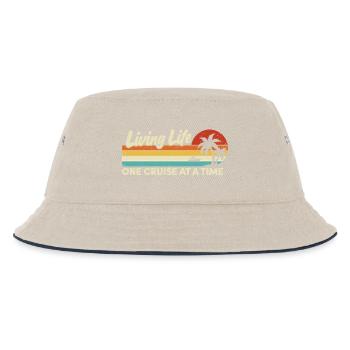 Kreuzfahrtschiff Sommerurlaub - Kinder Bucket Hat - Natur/Navy - Vorne