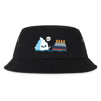 Titanic Funny Titanic und I-ceberg Boop Parodie - Kinder Bucket Hat - Schwarz - Vorne