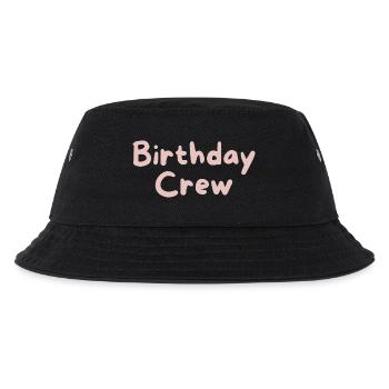 Birthday Crew - Kinder Bucket Hat - Schwarz - Vorne