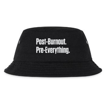 Post-Burnout, vor allem - Kinder Bucket Hat - Schwarz - Vorne