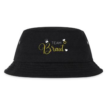 Team Braut - Kinder Bucket Hat - Schwarz - Vorne