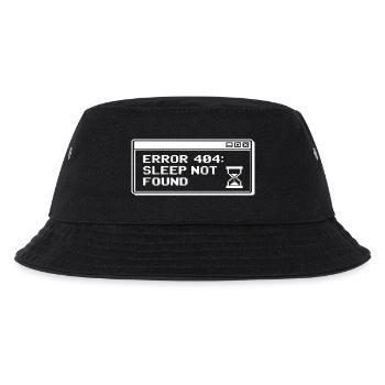 404 Sleep Not Found Pixel - Kids’ Bucket Hat - black - Front
