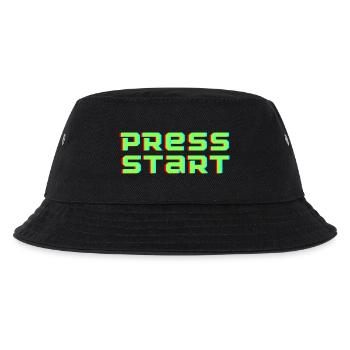 Press Start Arcade flipper vert fluo rétro - Bob Enfant - noir - Devant