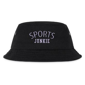 Sports junkie is looking addicted to fitness gym - Kids’ Bucket Hat - black - Front