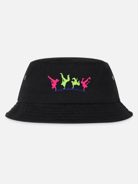 Break Dance Hip-Hop-danseur18 - Kinder Bucket Hat - Schwarz