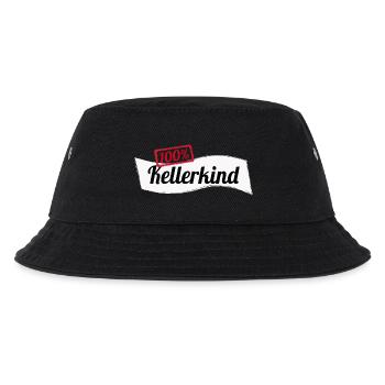 Kellerkind 100% Pc Informatik Geschenk - Kinder Bucket Hat - Schwarz - Vorne