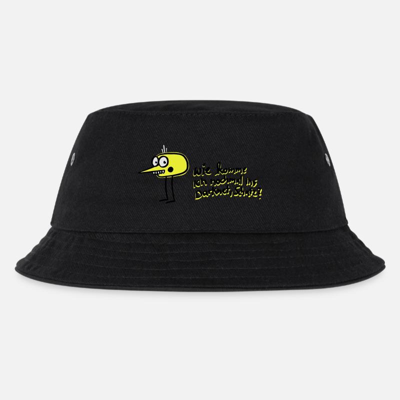 Wie komme ich nochmal ins Darknet, Schatz? - Kinder Bucket Hat - Schwarz