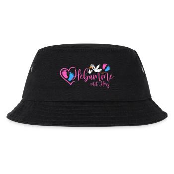 Hebamme mit Herz  - Kinder Bucket Hat - Schwarz - Vorne