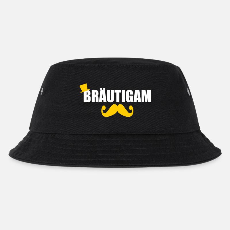 Bräutigam - Kinder Bucket Hat - Schwarz