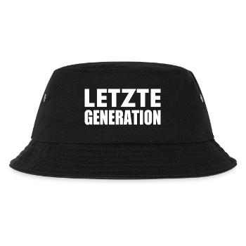 Letzte generation - Kinder Bucket Hat - Schwarz - Vorne