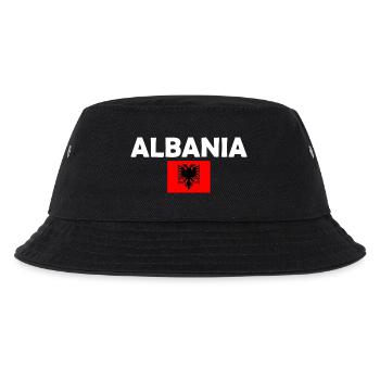Albanien - Kinder Bucket Hat - Schwarz - Vorne