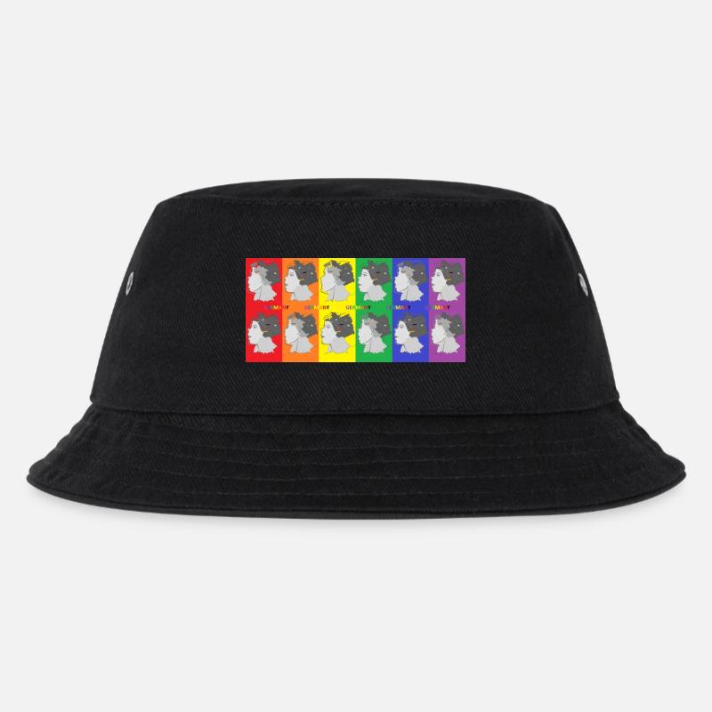 Femme avec illustration pop art colorée - Bob Enfant - noir