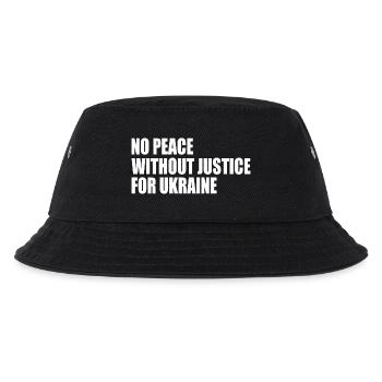 No peace without justice for ukraine - Kids’ Bucket Hat - black - Front